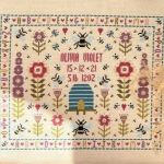 Garden Birth Sampler Garden Birth Sampler