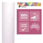 Polyester Wadding 240cm wide  �  per metre