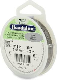 Jewellery Wire Beadalon 7 Strand Bright
