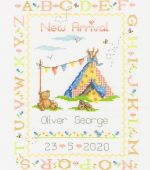 DMC Welcome to the World New Arrival Baby Sampler BK1921