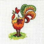 Card Cockerel Card Cockerel