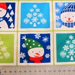 Happy Snowmen Squares 